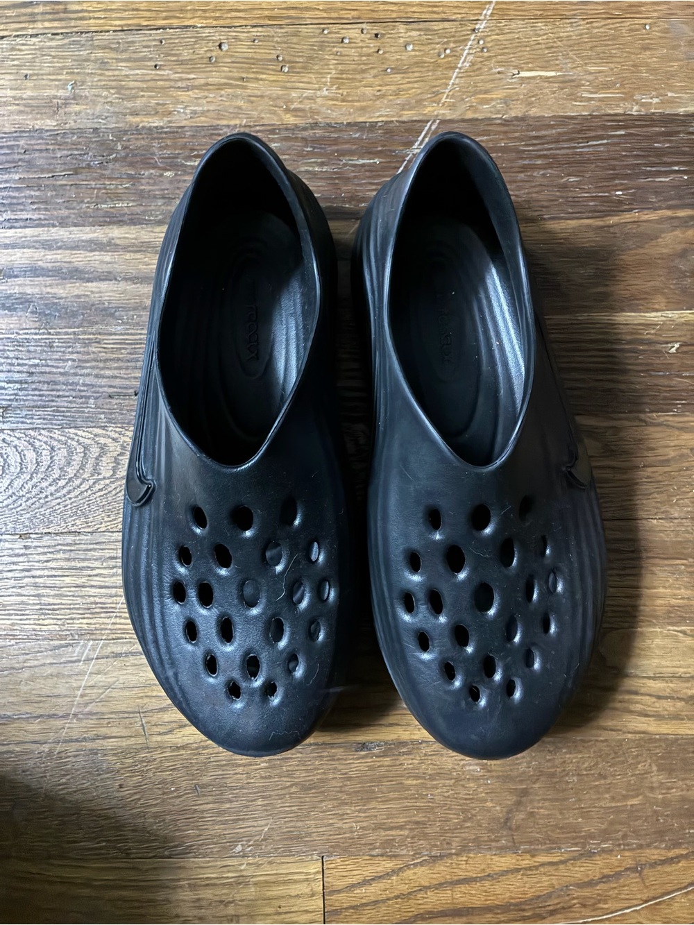 Nike Men's Black Slip-On Ventilated Clog Sandals